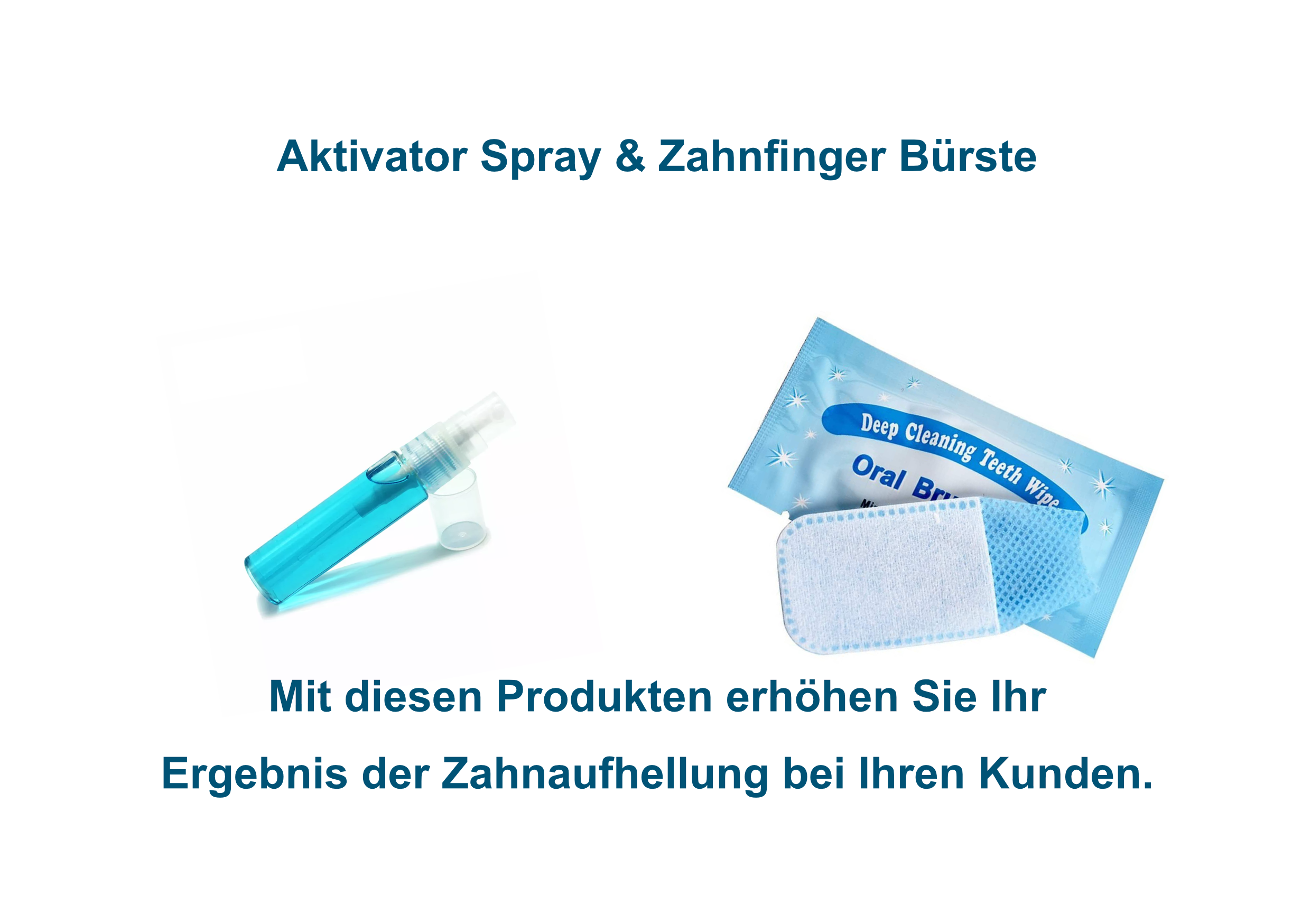 Aktivatorspray & Fingerreinigungstuch