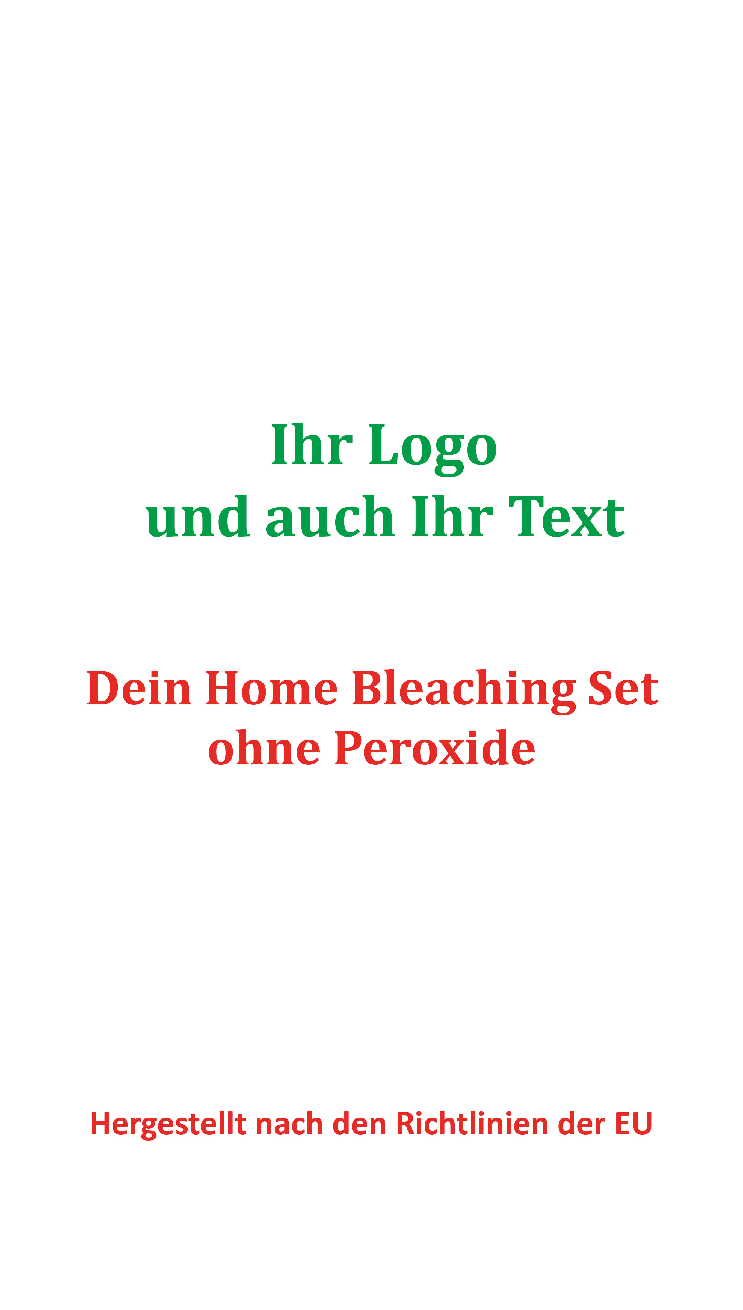 Home Bleaching Set mit Ihrem Logo